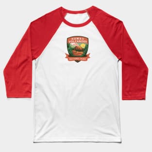 Hawaii Volcanoes Baseball T-Shirt